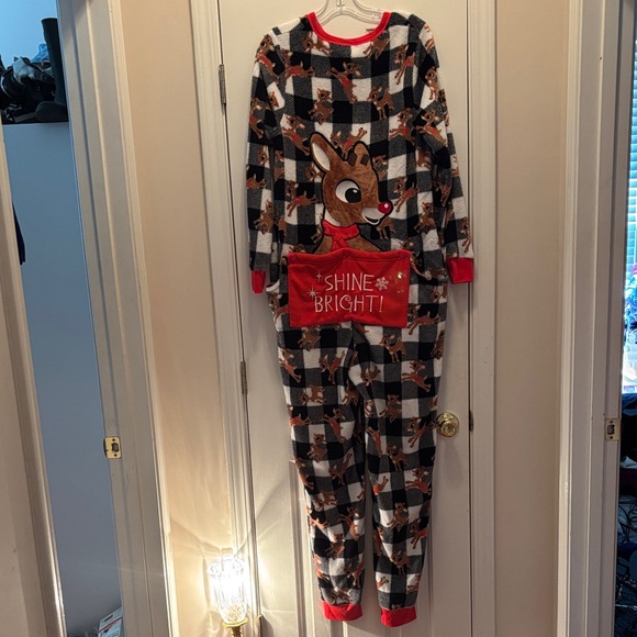 NWOT Rudolph the Red Nose Reindeer Union Suit - Picture 1 of 7